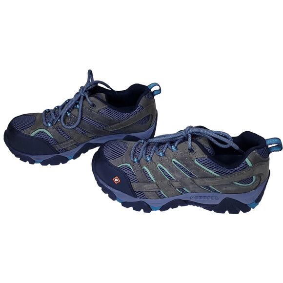 MERRELL WORK Composite Toe Moab Vertex Vent Safety Shoes J11582 Women's Size 9M - Picture 1 of 12